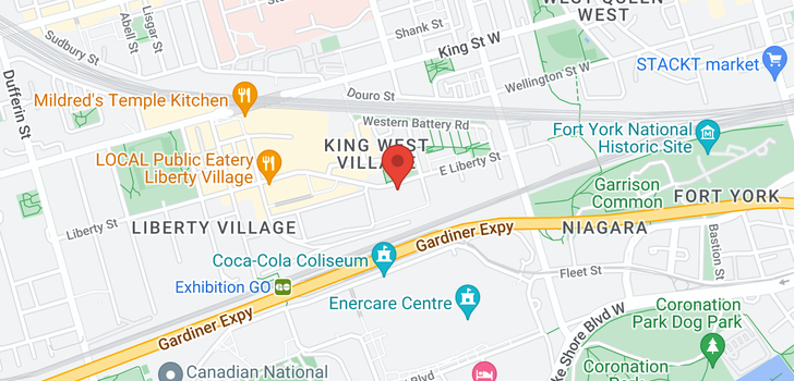 map of #519 -75 EAST LIBERTY ST